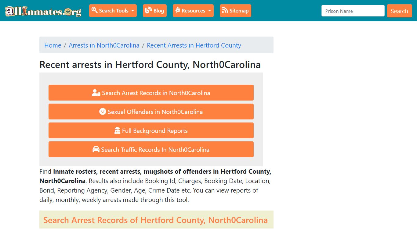 Recent arrests in Hertford County, North Carolina | Mugshots, Rosters ...